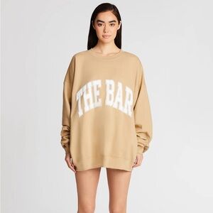 VARSITY SWEATSHIRT BEIGE